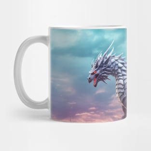 Dragon Animal Creature Fantasy Colorful Realistic Illustration Mug